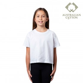 Australian Cotton Kids Cropped Tops